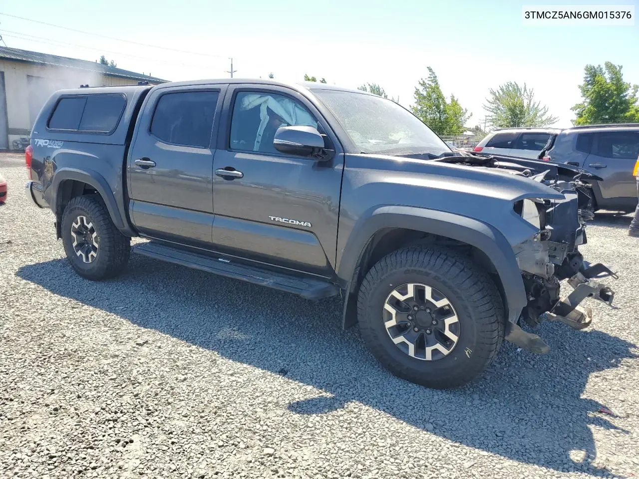 2016 Toyota Tacoma Double Cab VIN: 3TMCZ5AN6GM015376 Lot: 59805175