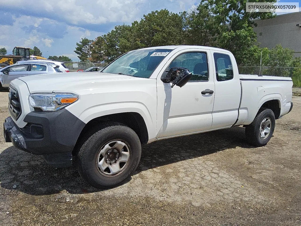 2016 Toyota Tacoma Access Cab VIN: 5TFRX5GN9GX057039 Lot: 61984305