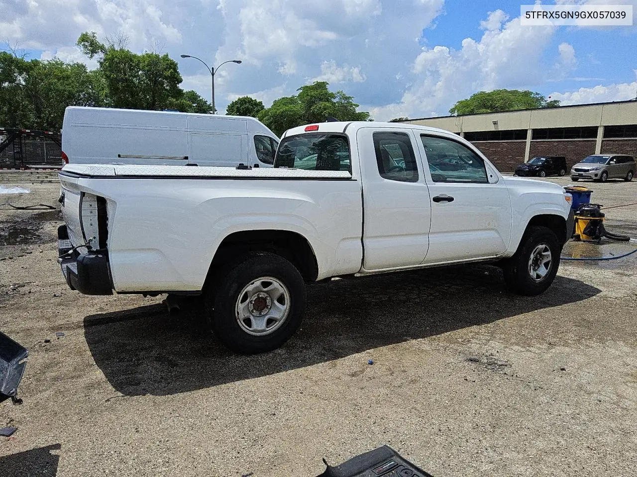 2016 Toyota Tacoma Access Cab VIN: 5TFRX5GN9GX057039 Lot: 61984305