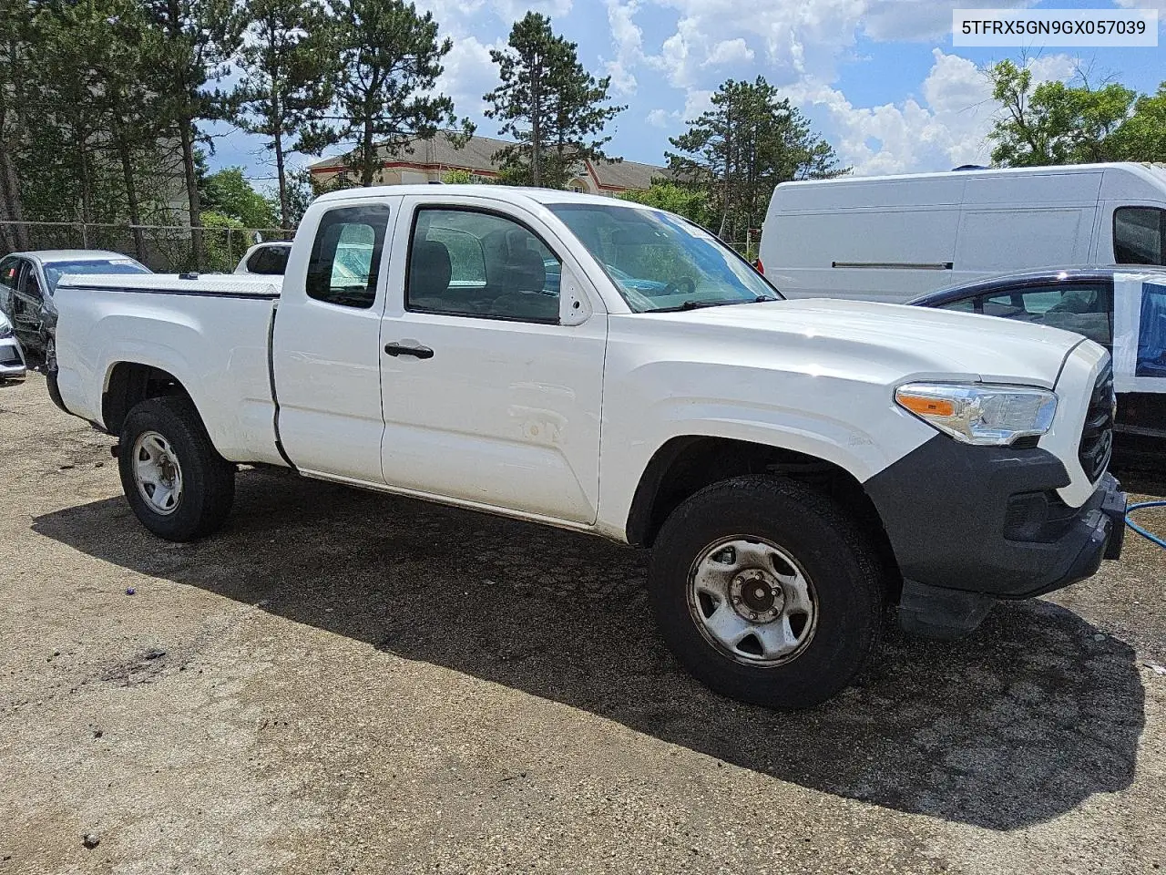2016 Toyota Tacoma Access Cab VIN: 5TFRX5GN9GX057039 Lot: 61984305