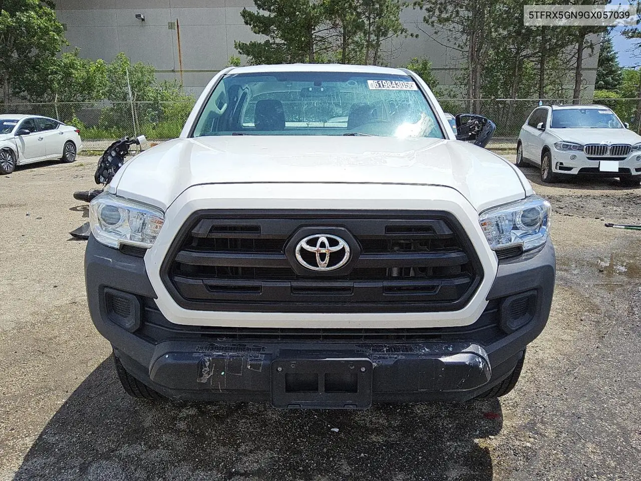 2016 Toyota Tacoma Access Cab VIN: 5TFRX5GN9GX057039 Lot: 61984305