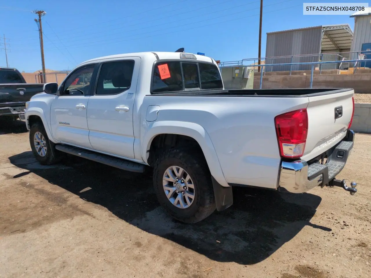 2017 Toyota Tacoma Double Cab VIN: 5TFAZ5CN5HX048708 Lot: 53750475
