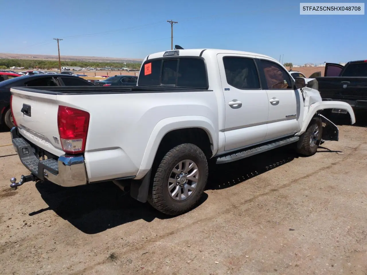 2017 Toyota Tacoma Double Cab VIN: 5TFAZ5CN5HX048708 Lot: 53750475