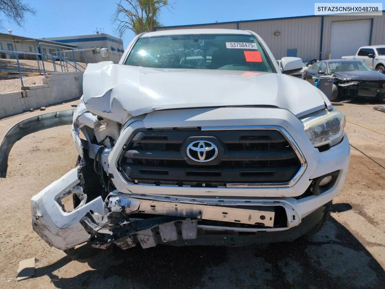 2017 Toyota Tacoma Double Cab VIN: 5TFAZ5CN5HX048708 Lot: 53750475