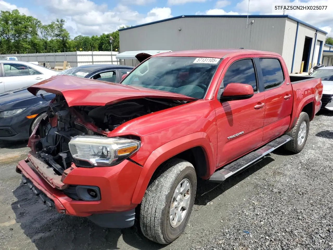 2017 Toyota Tacoma Double Cab VIN: 5TFAZ5CN2HX025077 Lot: 57131105