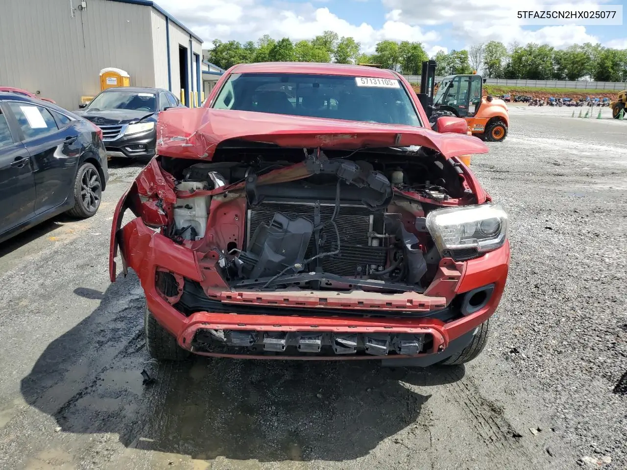 2017 Toyota Tacoma Double Cab VIN: 5TFAZ5CN2HX025077 Lot: 57131105