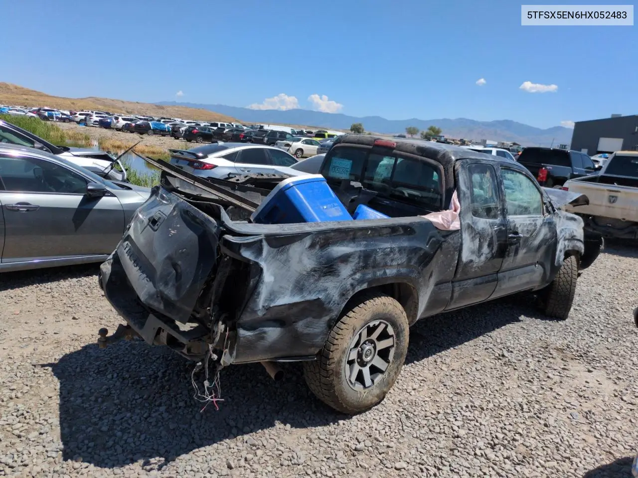 2017 Toyota Tacoma Access Cab VIN: 5TFSX5EN6HX052483 Lot: 58801685