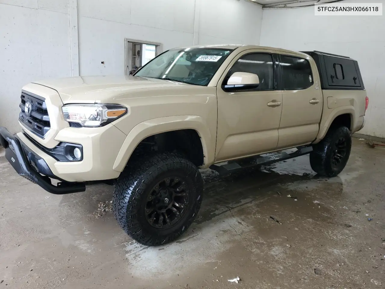 2017 Toyota Tacoma Double Cab VIN: 5TFCZ5AN3HX066118 Lot: 59967915