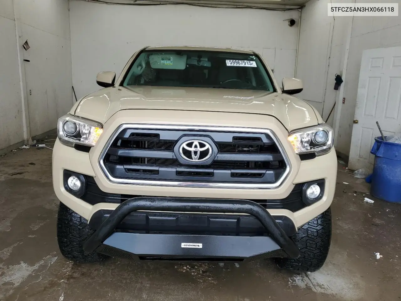 2017 Toyota Tacoma Double Cab VIN: 5TFCZ5AN3HX066118 Lot: 59967915