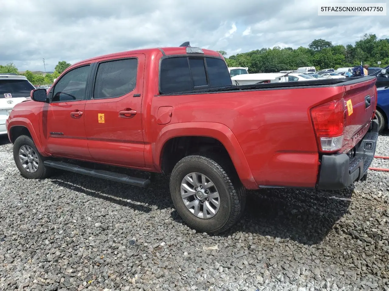 2017 Toyota Tacoma Double Cab VIN: 5TFAZ5CNXHX047750 Lot: 61168505