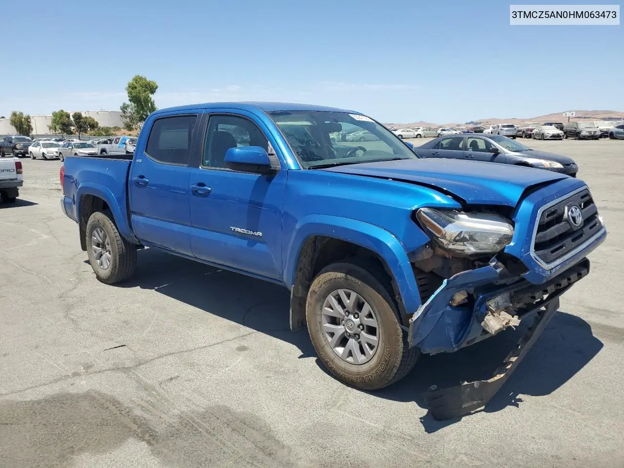 2017 Toyota Tacoma Double Cab VIN: 3TMCZ5AN0HM063473 Lot: 63247595
