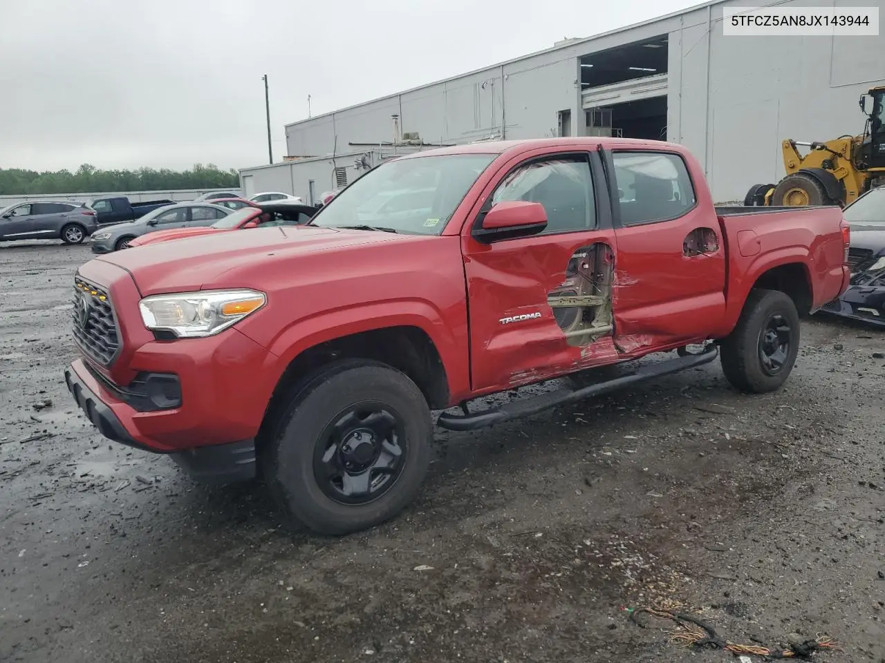 2018 Toyota Tacoma Double Cab VIN: 5TFCZ5AN8JX143944 Lot: 57092795