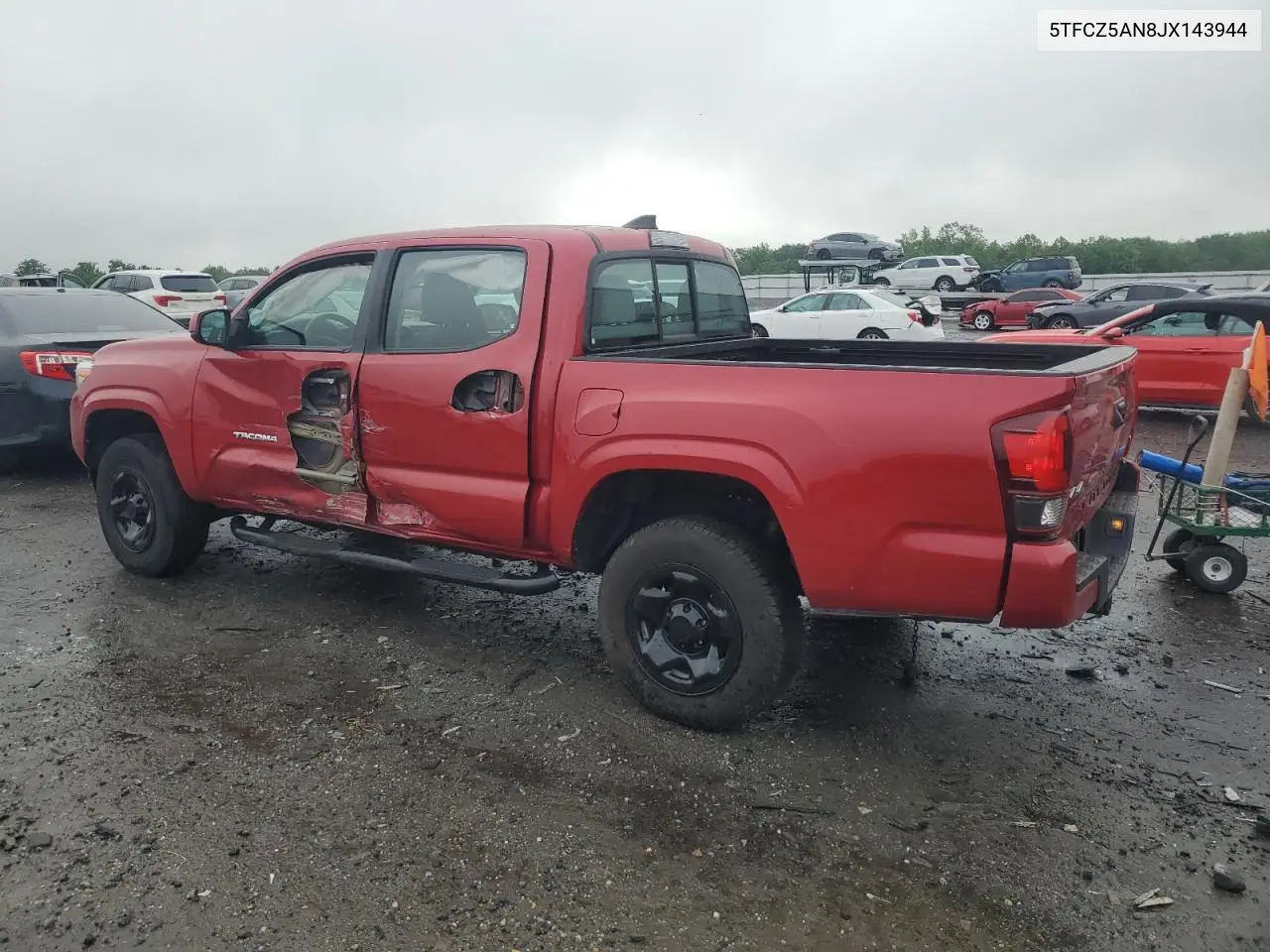 2018 Toyota Tacoma Double Cab VIN: 5TFCZ5AN8JX143944 Lot: 57092795