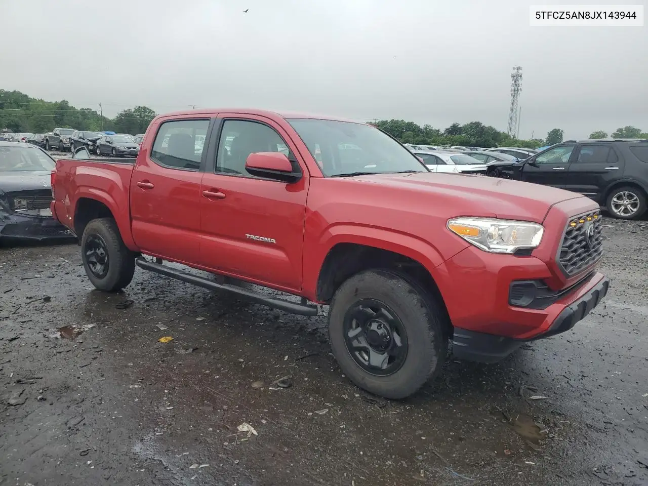 2018 Toyota Tacoma Double Cab VIN: 5TFCZ5AN8JX143944 Lot: 57092795