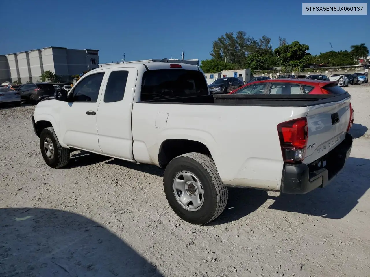 2018 Toyota Tacoma Access Cab VIN: 5TFSX5EN8JX060137 Lot: 57262565