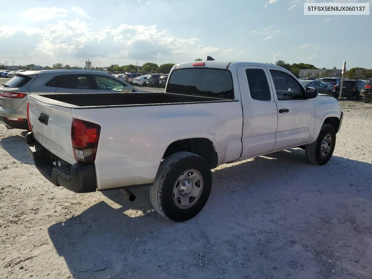 2018 Toyota Tacoma Access Cab VIN: 5TFSX5EN8JX060137 Lot: 57262565