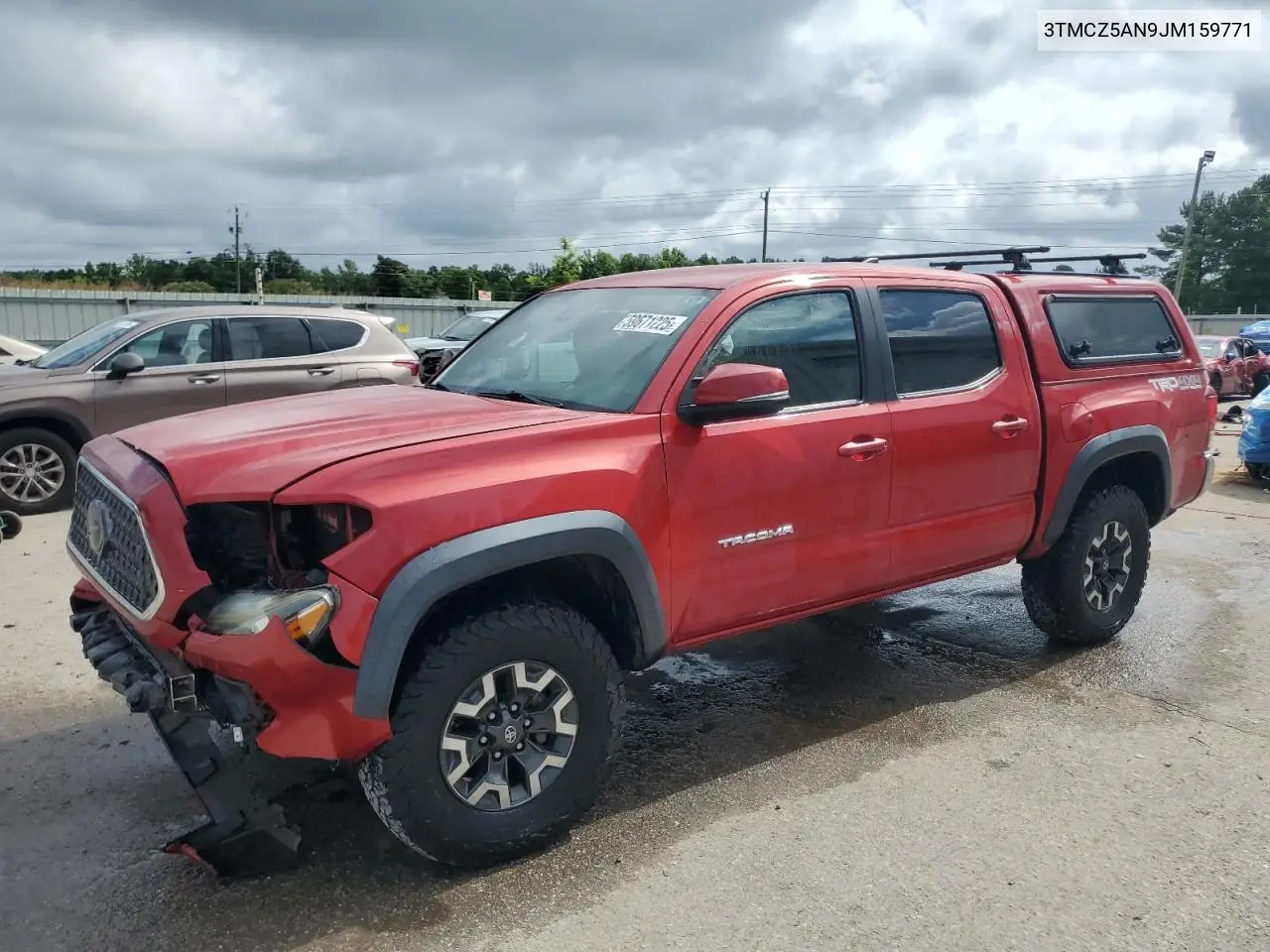 2018 Toyota Tacoma Double Cab VIN: 3TMCZ5AN9JM159771 Lot: 59671225
