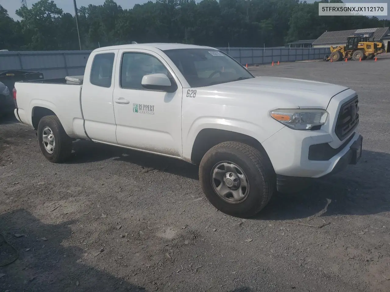 2018 Toyota Tacoma Access Cab VIN: 5TFRX5GNXJX112170 Lot: 62836185
