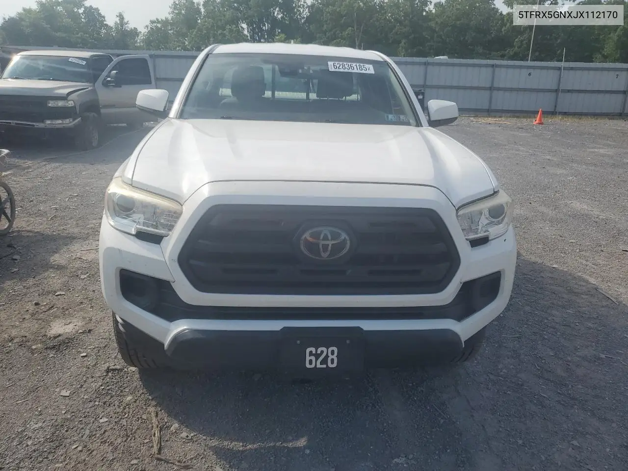 2018 Toyota Tacoma Access Cab VIN: 5TFRX5GNXJX112170 Lot: 62836185