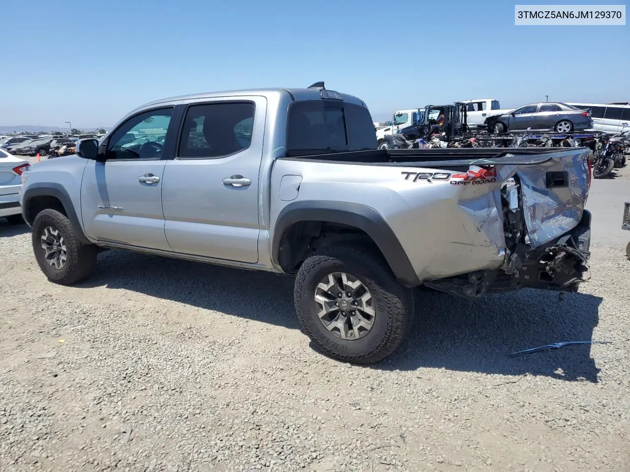 2018 Toyota Tacoma Double Cab VIN: 3TMCZ5AN6JM129370 Lot: 63042425