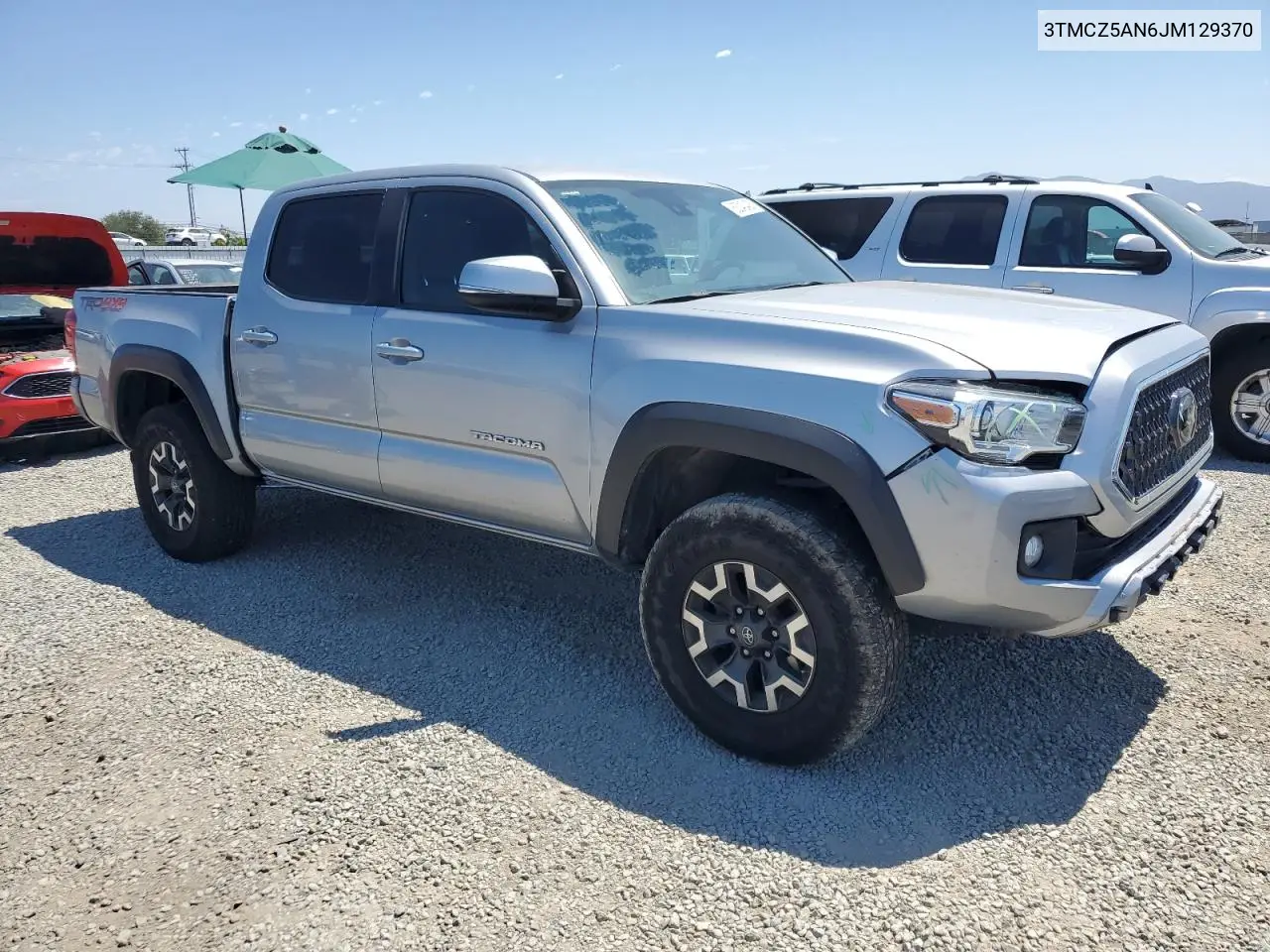 2018 Toyota Tacoma Double Cab VIN: 3TMCZ5AN6JM129370 Lot: 63042425