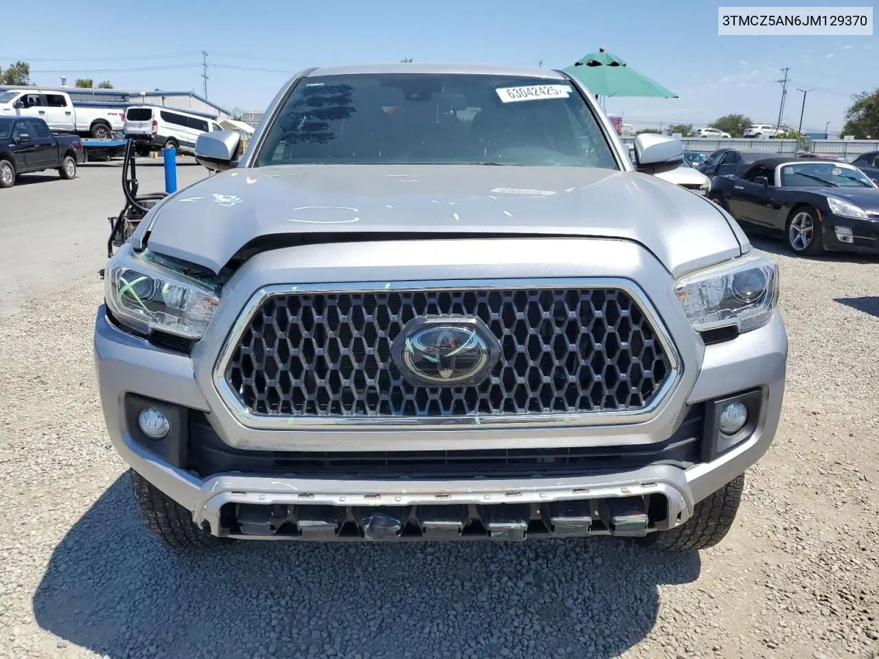 2018 Toyota Tacoma Double Cab VIN: 3TMCZ5AN6JM129370 Lot: 63042425