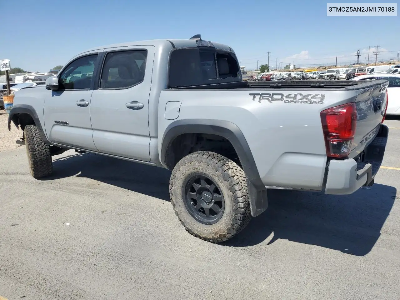 2018 Toyota Tacoma Double Cab VIN: 3TMCZ5AN2JM170188 Lot: 63220915