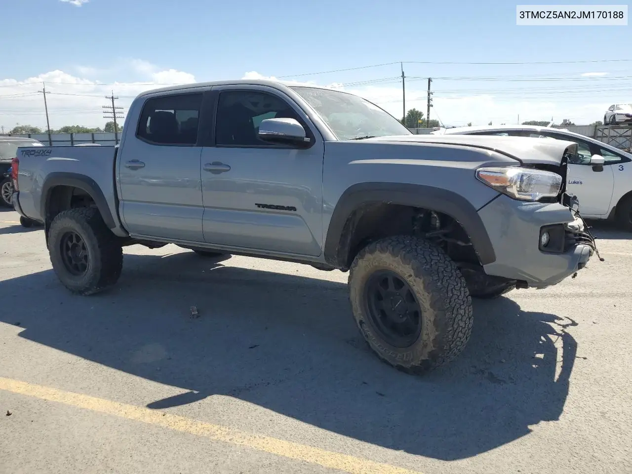 2018 Toyota Tacoma Double Cab VIN: 3TMCZ5AN2JM170188 Lot: 63220915