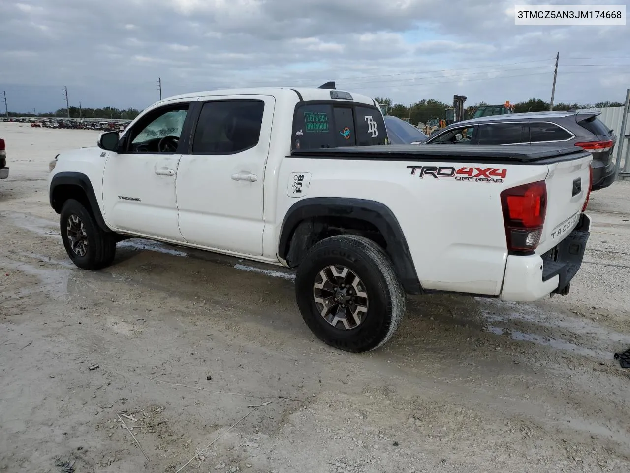2018 Toyota Tacoma Double Cab VIN: 3TMCZ5AN3JM174668 Lot: 87486544