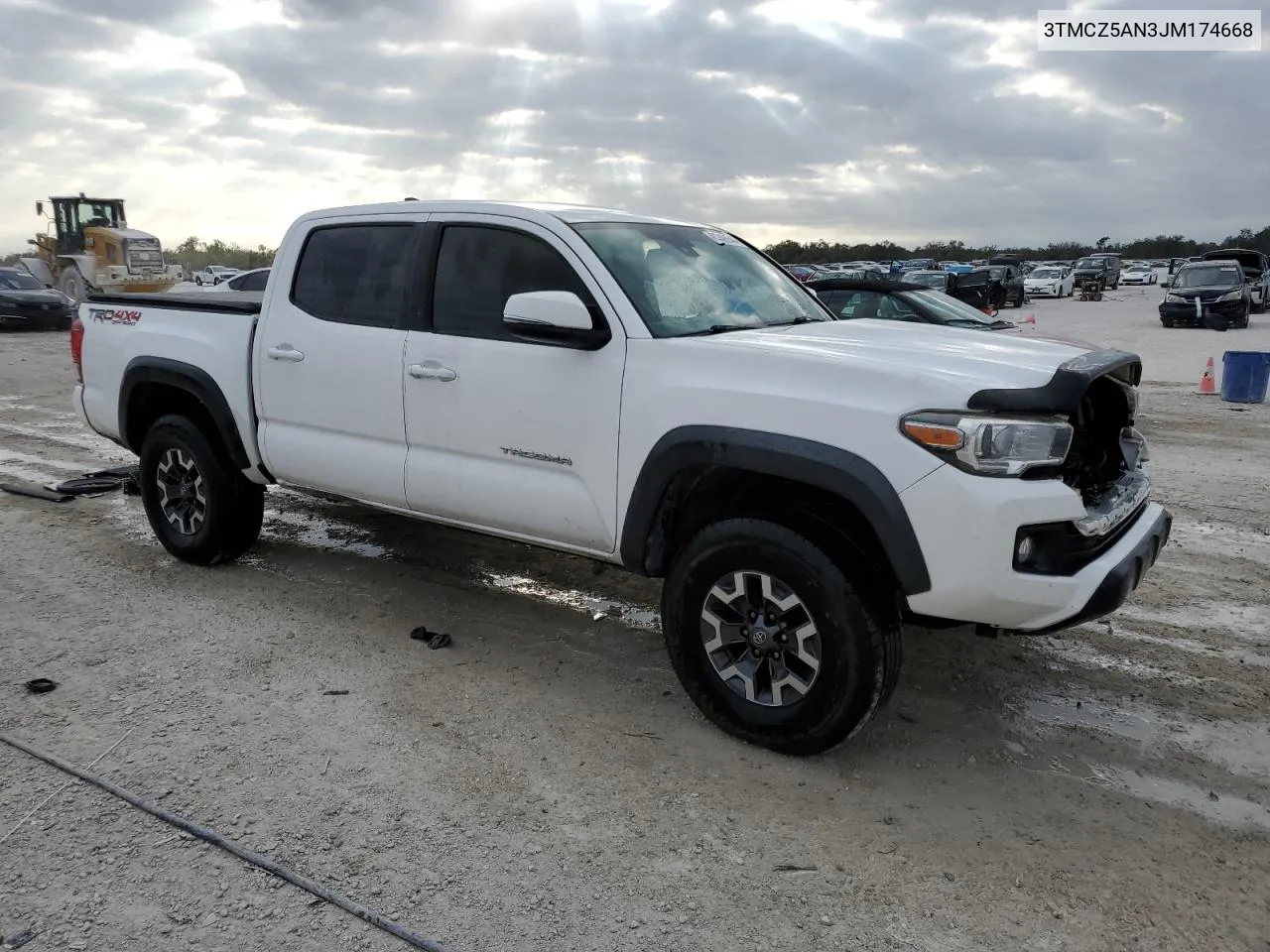 2018 Toyota Tacoma Double Cab VIN: 3TMCZ5AN3JM174668 Lot: 87486544