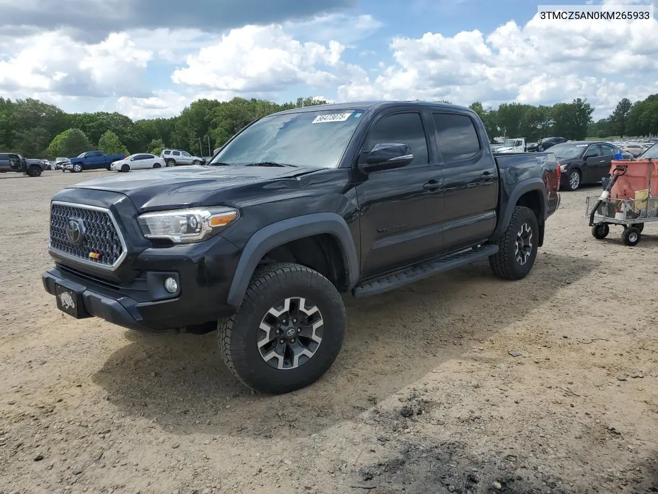 2019 Toyota Tacoma Double Cab VIN: 3TMCZ5AN0KM265933 Lot: 56473075