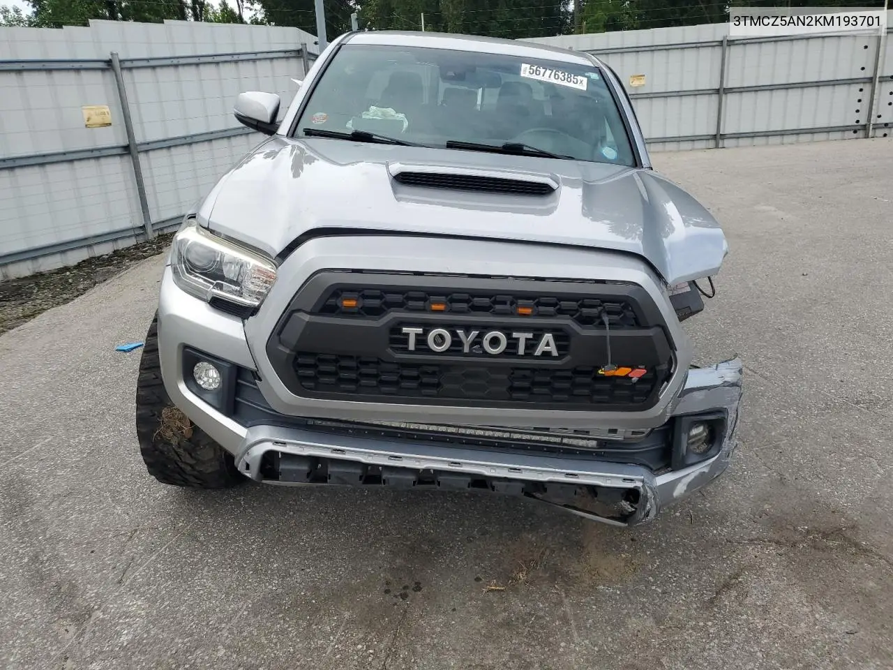 2019 Toyota Tacoma Double Cab VIN: 3TMCZ5AN2KM193701 Lot: 56776385