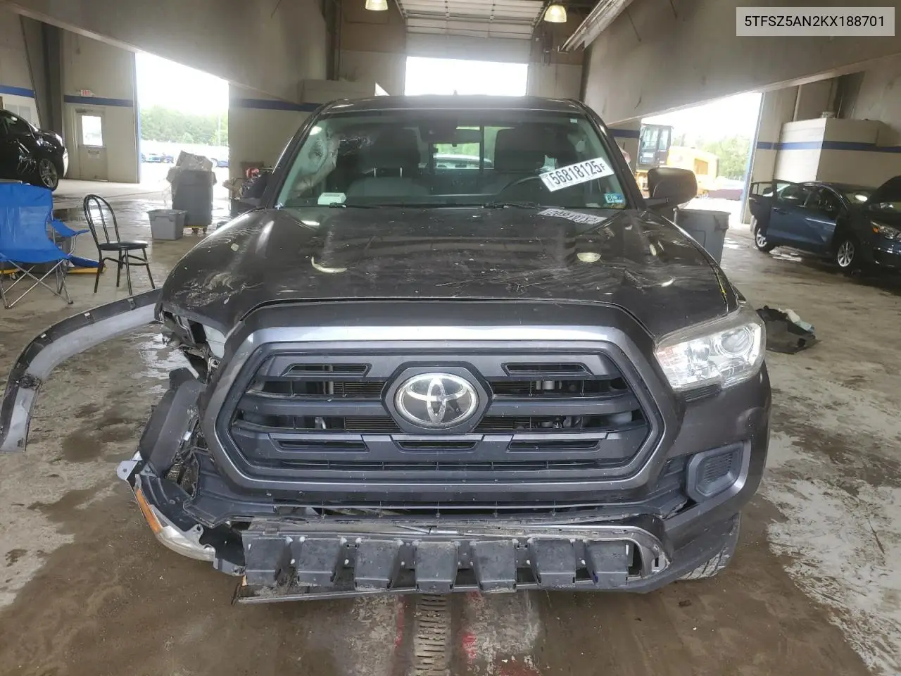2019 Toyota Tacoma Access Cab VIN: 5TFSZ5AN2KX188701 Lot: 56818125