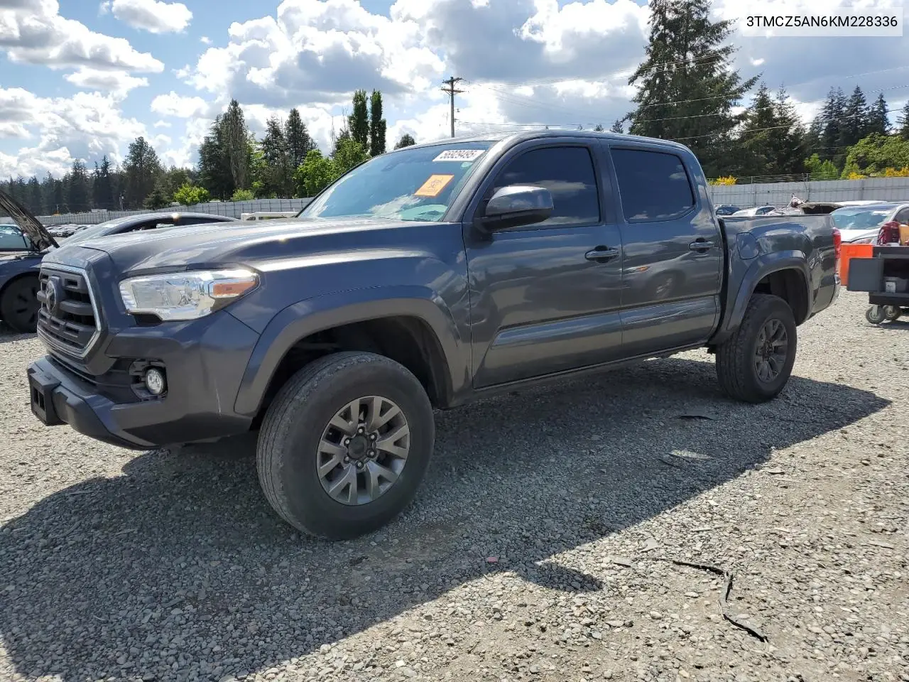 2019 Toyota Tacoma Double Cab VIN: 3TMCZ5AN6KM228336 Lot: 56929495