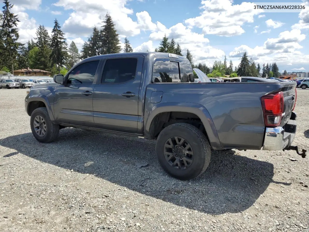 2019 Toyota Tacoma Double Cab VIN: 3TMCZ5AN6KM228336 Lot: 56929495
