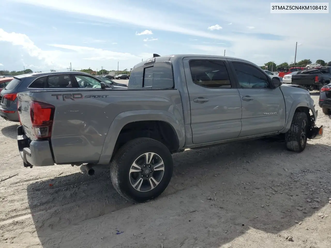 2019 Toyota Tacoma Double Cab VIN: 3TMAZ5CN4KM108412 Lot: 58069445