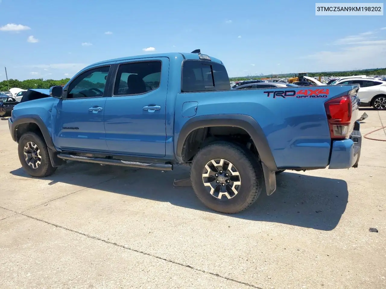 2019 Toyota Tacoma Double Cab VIN: 3TMCZ5AN9KM198202 Lot: 60160745