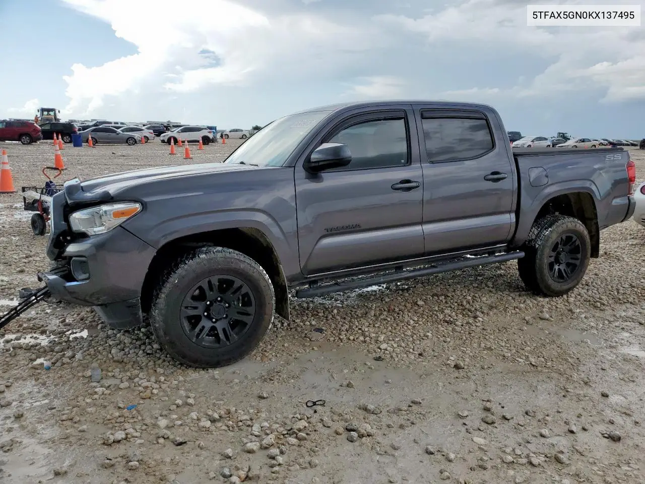 2019 Toyota Tacoma Double Cab VIN: 5TFAX5GN0KX137495 Lot: 62419075