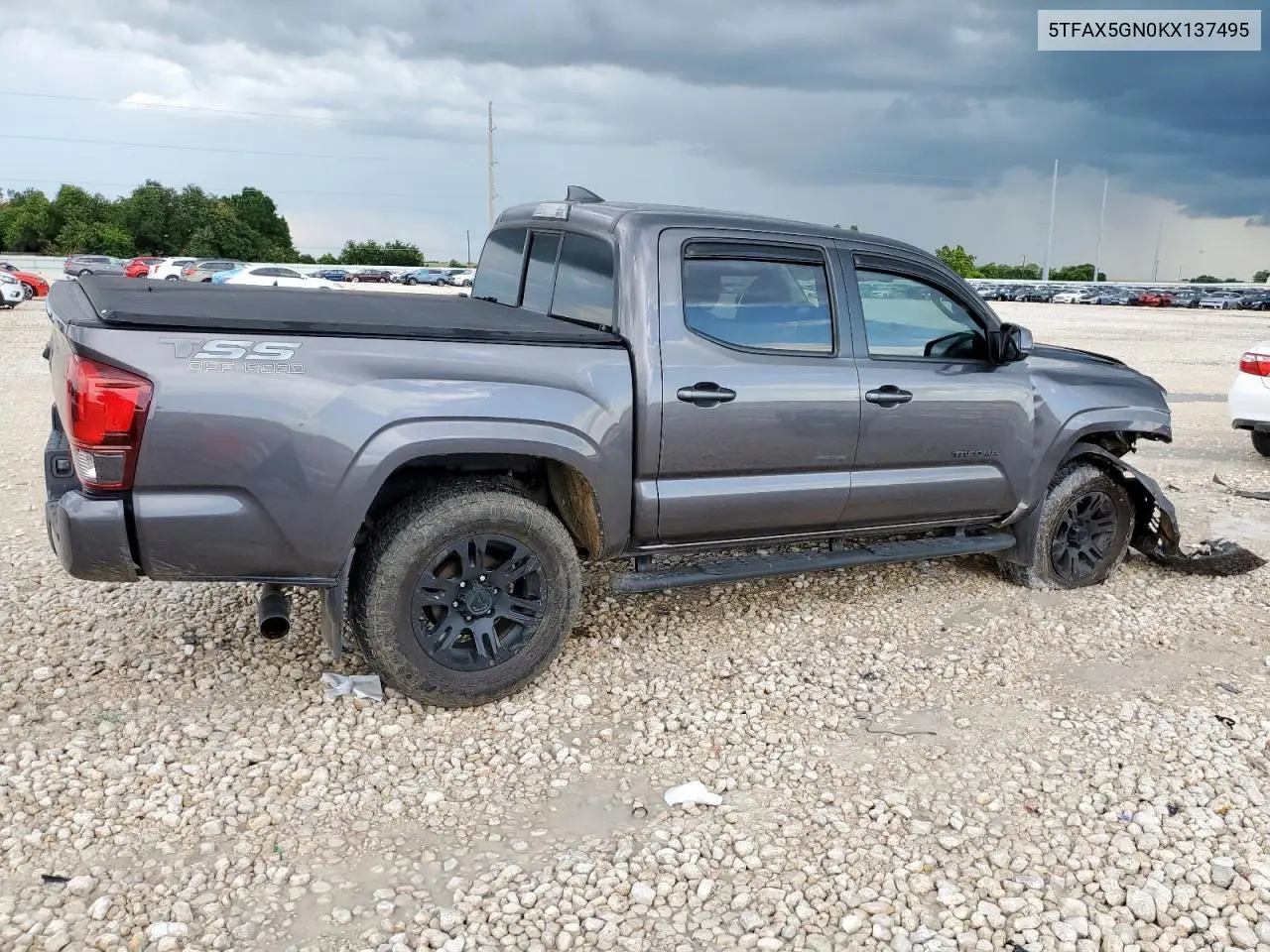 2019 Toyota Tacoma Double Cab VIN: 5TFAX5GN0KX137495 Lot: 62419075