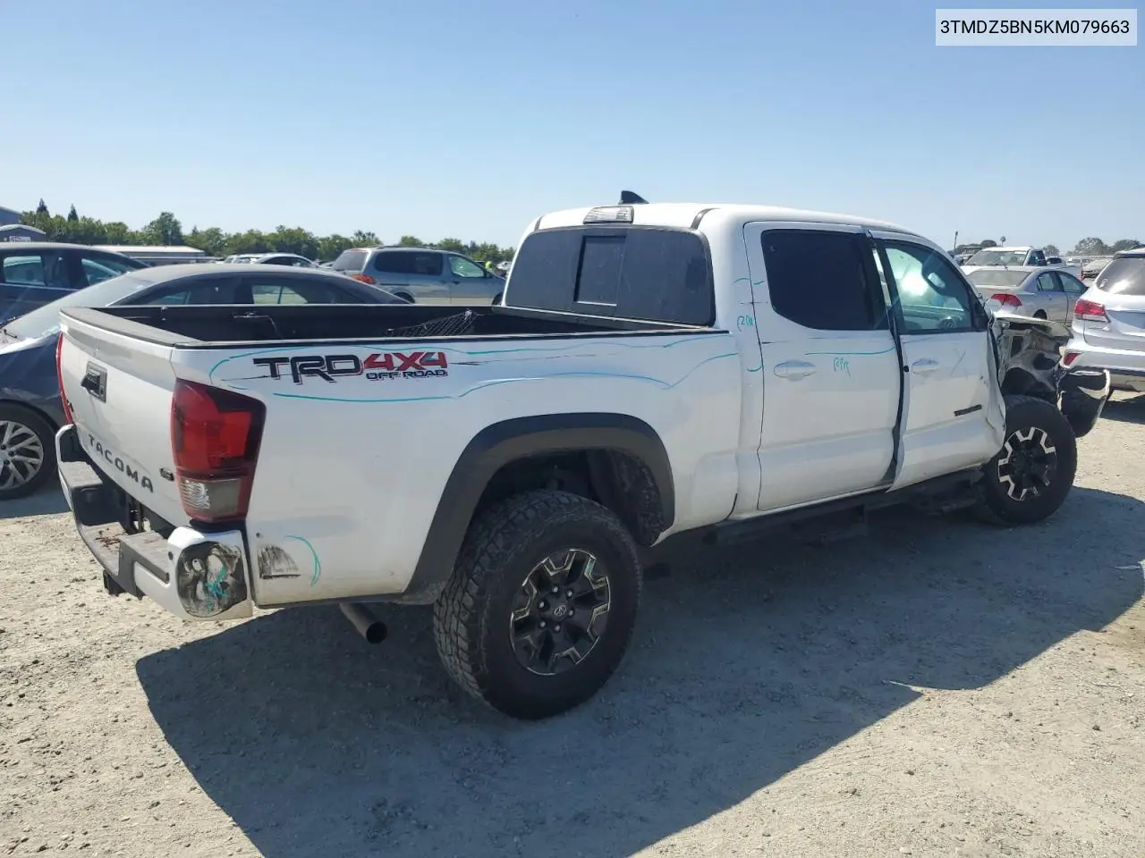 2019 Toyota Tacoma Double Cab VIN: 3TMDZ5BN5KM079663 Lot: 62890345