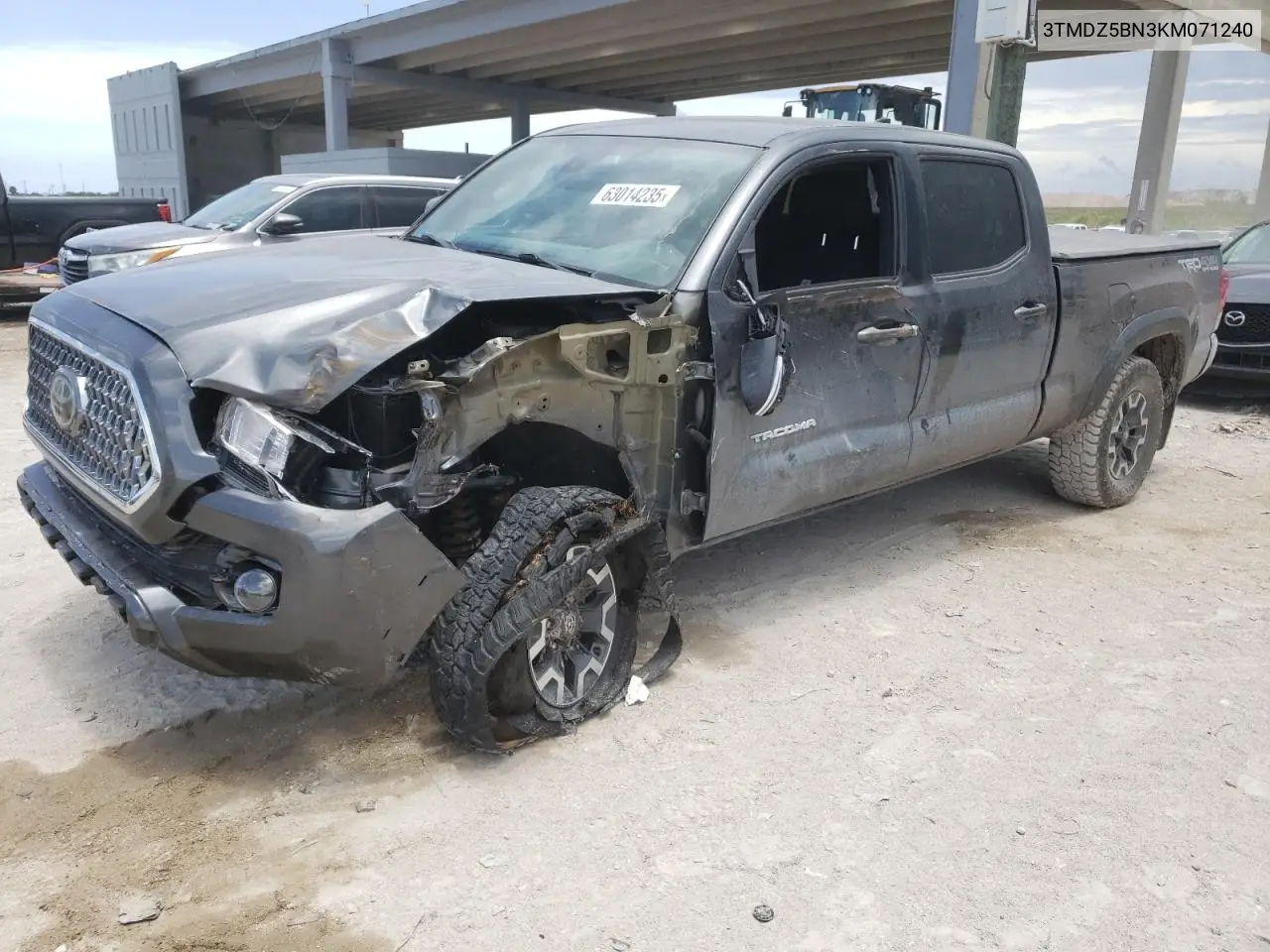 2019 Toyota Tacoma Double Cab VIN: 3TMDZ5BN3KM071240 Lot: 63014235