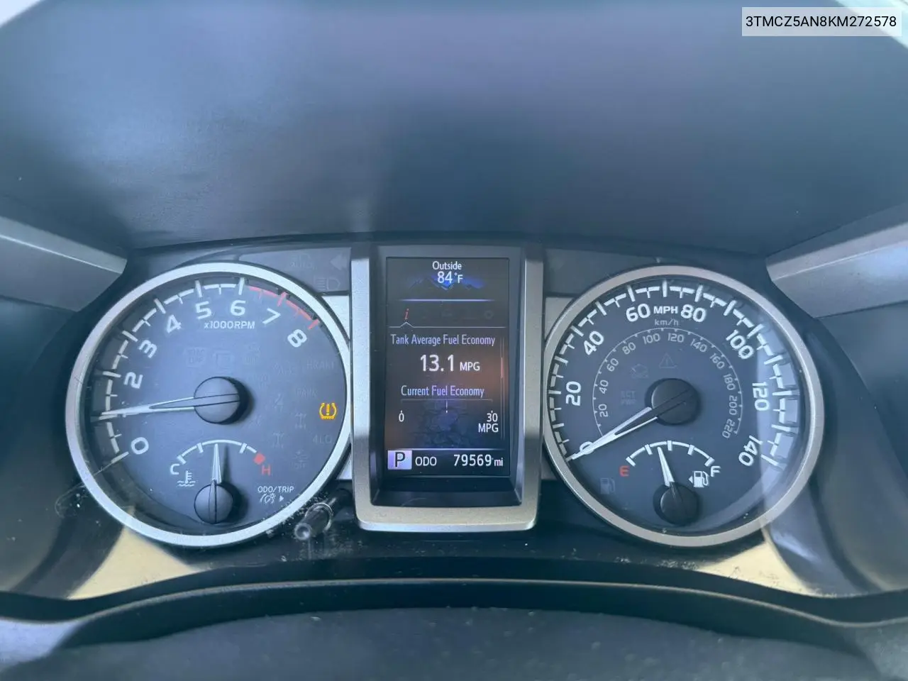 2019 Toyota Tacoma Double Cab VIN: 3TMCZ5AN8KM272578 Lot: 63283405