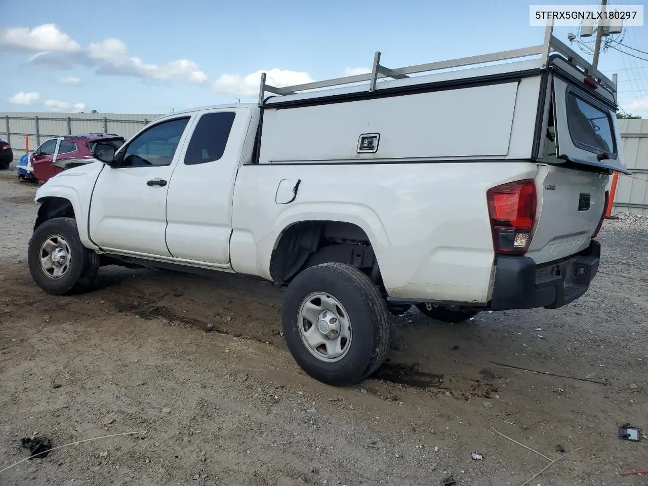 2020 Toyota Tacoma Access Cab VIN: 5TFRX5GN7LX180297 Lot: 52489965