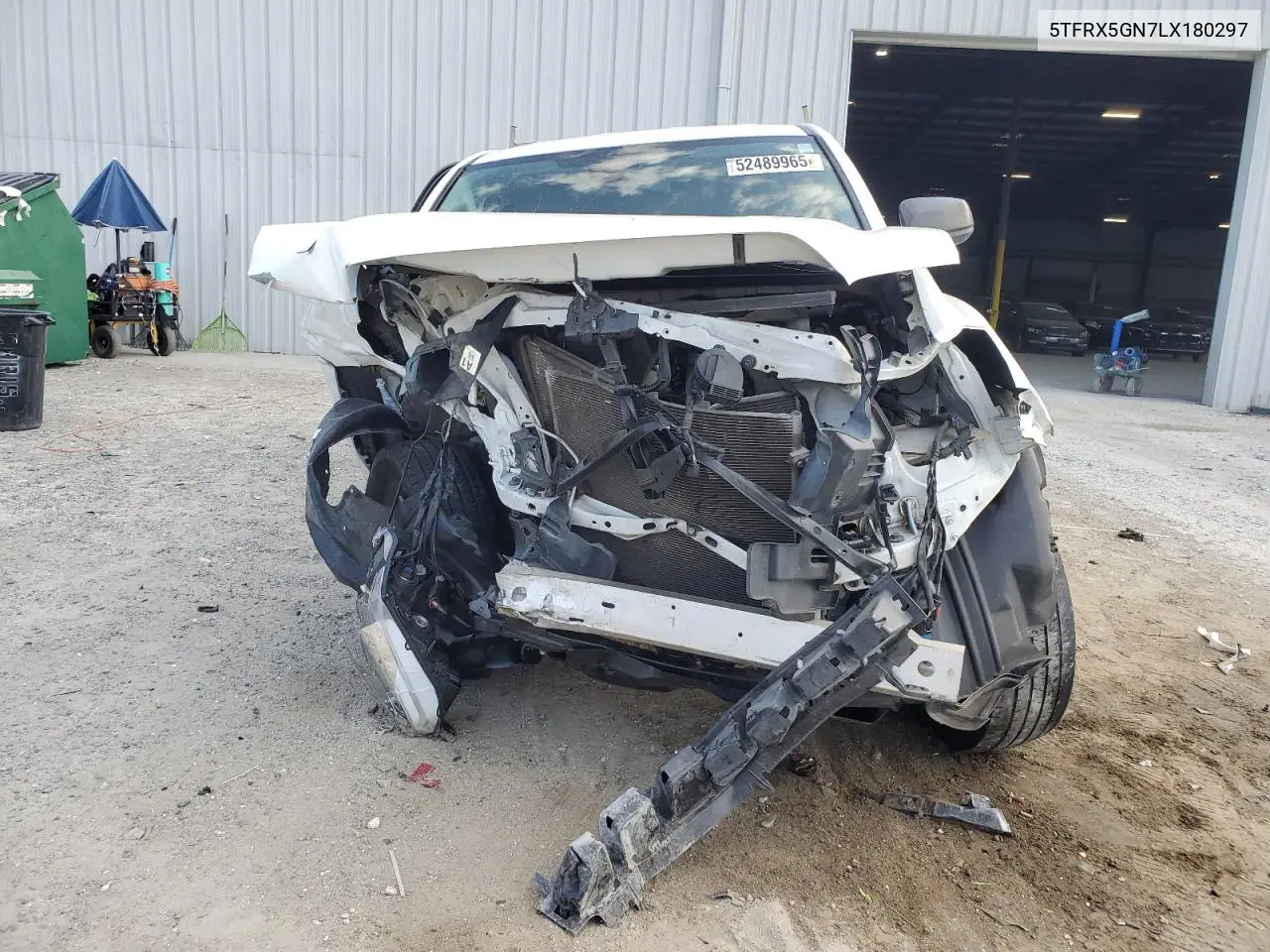 2020 Toyota Tacoma Access Cab VIN: 5TFRX5GN7LX180297 Lot: 52489965