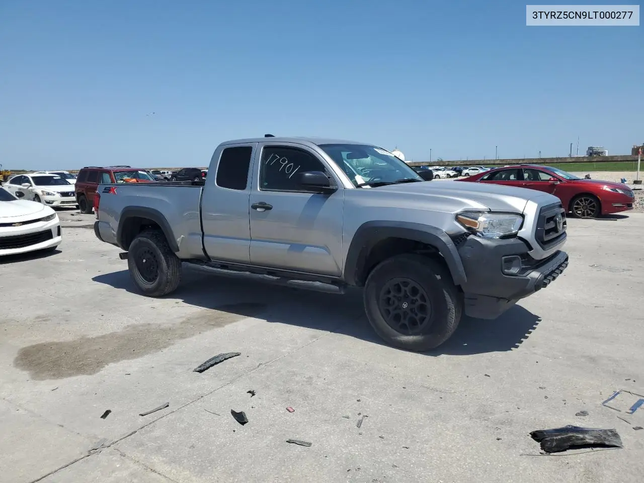 2020 Toyota Tacoma Access Cab VIN: 3TYRZ5CN9LT000277 Lot: 55316745