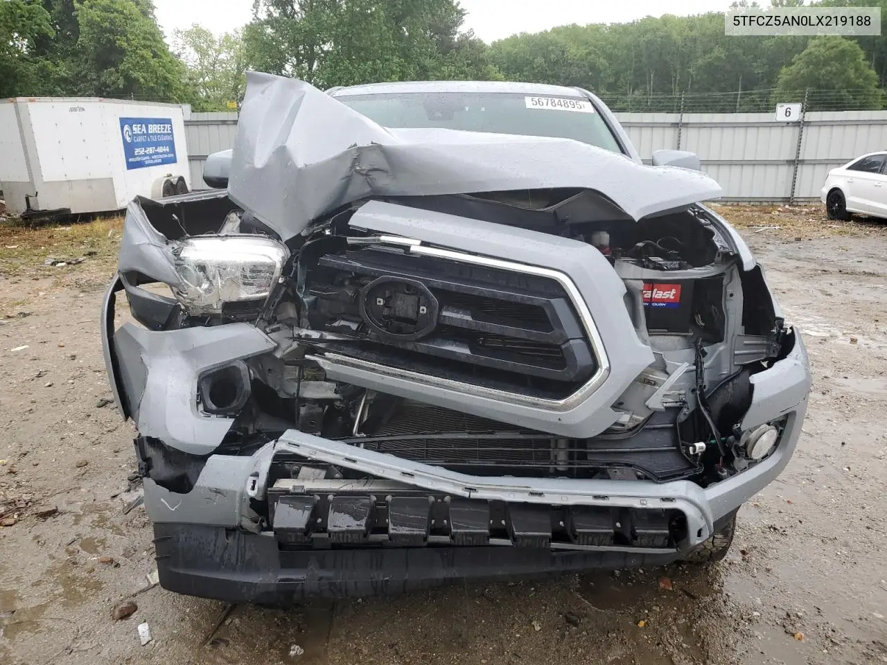 2020 Toyota Tacoma Double Cab VIN: 5TFCZ5AN0LX219188 Lot: 56784895