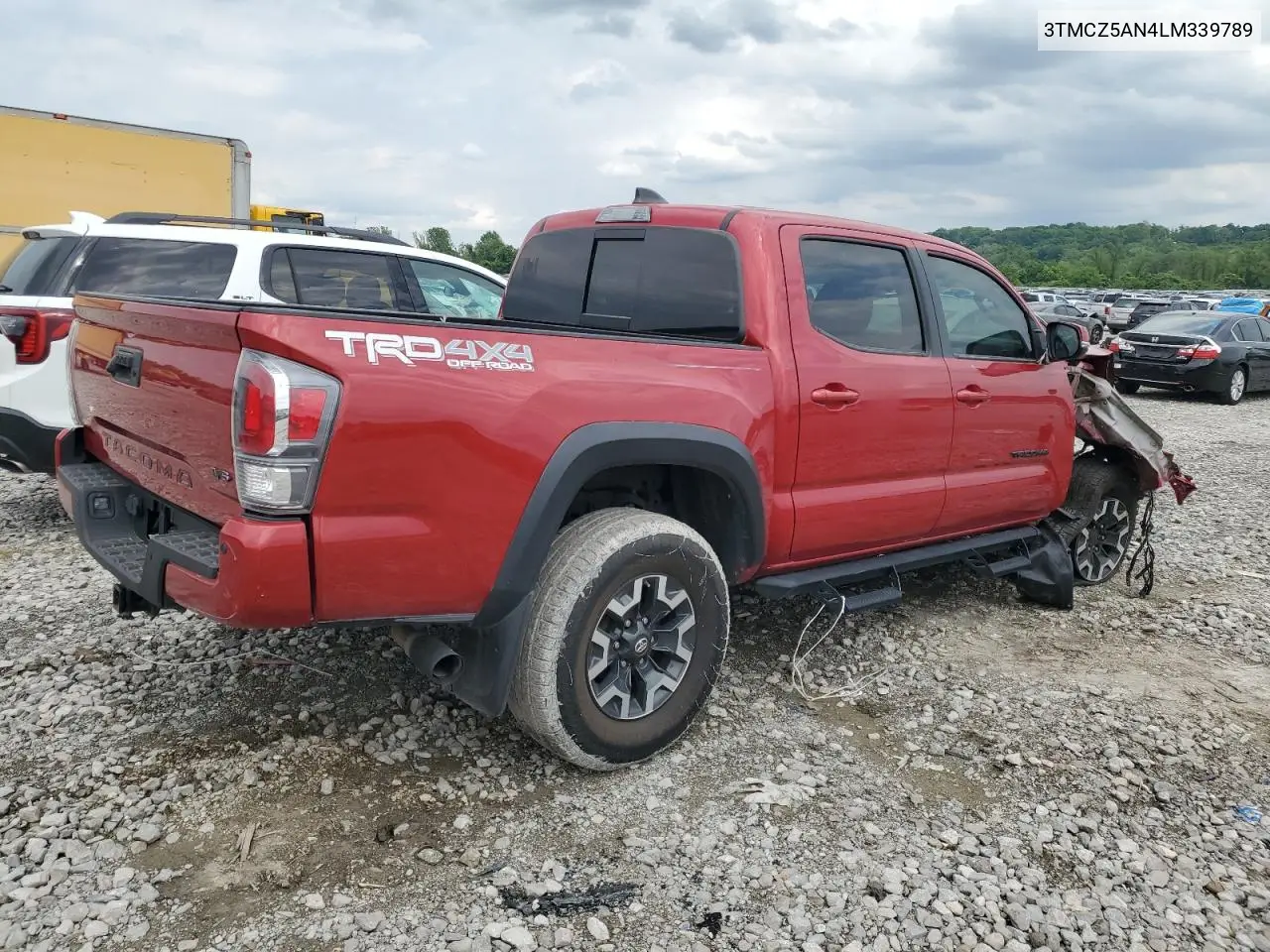 2020 Toyota Tacoma Double Cab VIN: 3TMCZ5AN4LM339789 Lot: 56991825