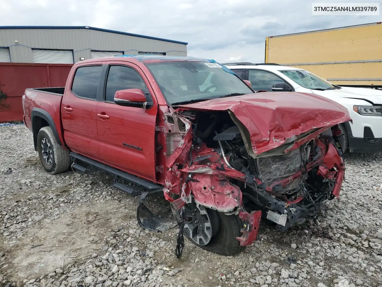 2020 Toyota Tacoma Double Cab VIN: 3TMCZ5AN4LM339789 Lot: 56991825