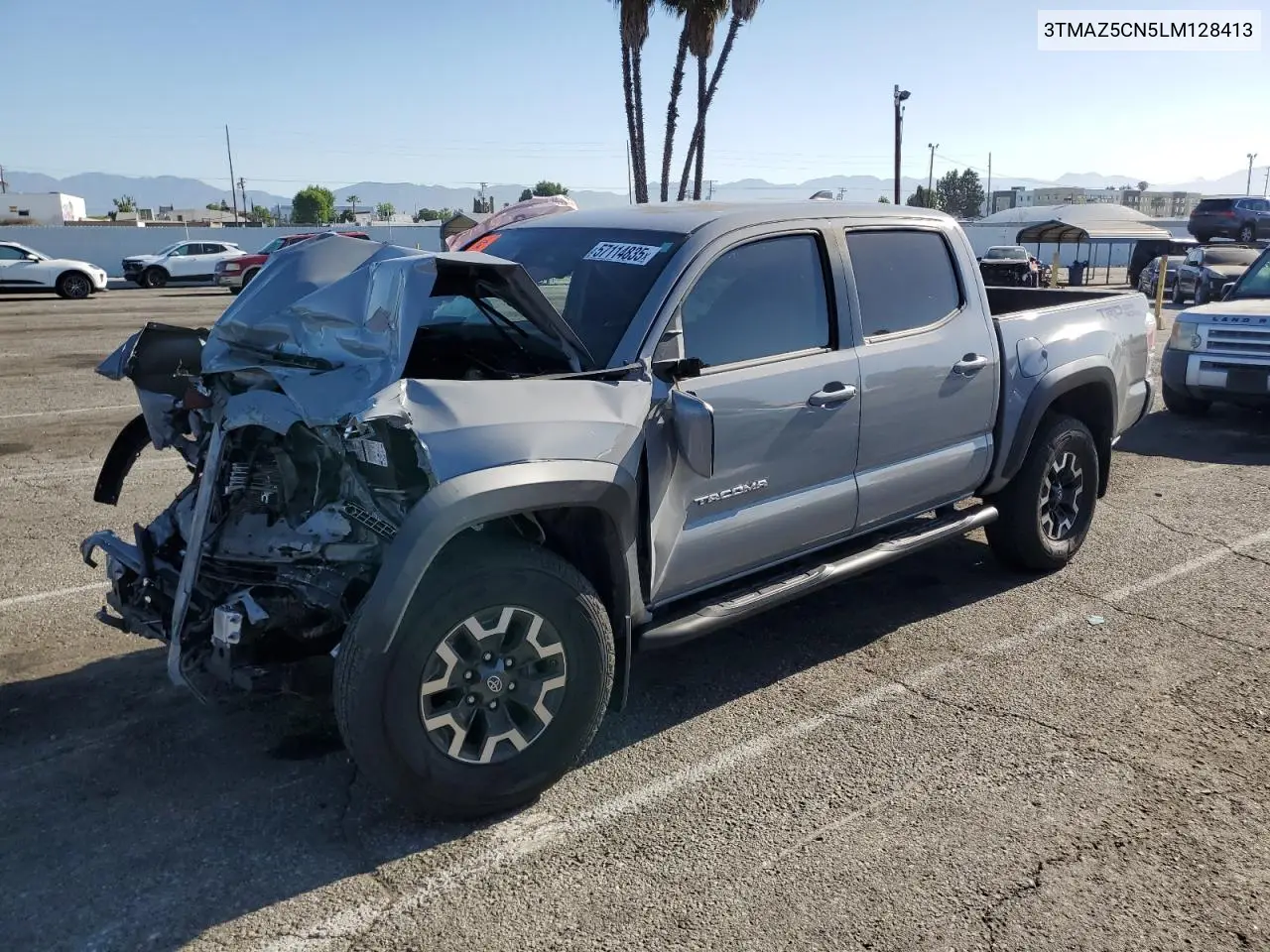 2020 Toyota Tacoma Double Cab VIN: 3TMAZ5CN5LM128413 Lot: 57114835