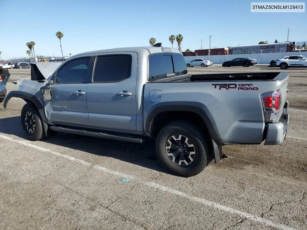 2020 Toyota Tacoma Double Cab VIN: 3TMAZ5CN5LM128413 Lot: 57114835
